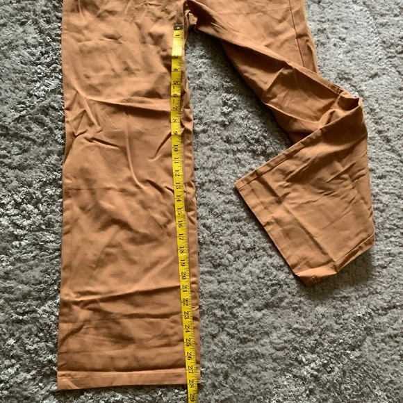 Cider Women's Tan Wide Leg Pants, Size Medium. - Picture 6 of 10